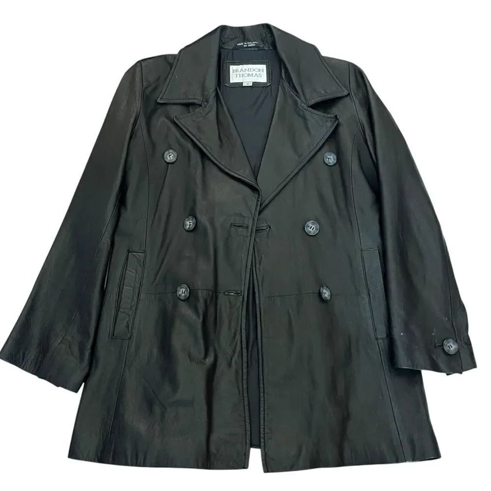 Vintage Brandon Thomas Black Leather Jacket